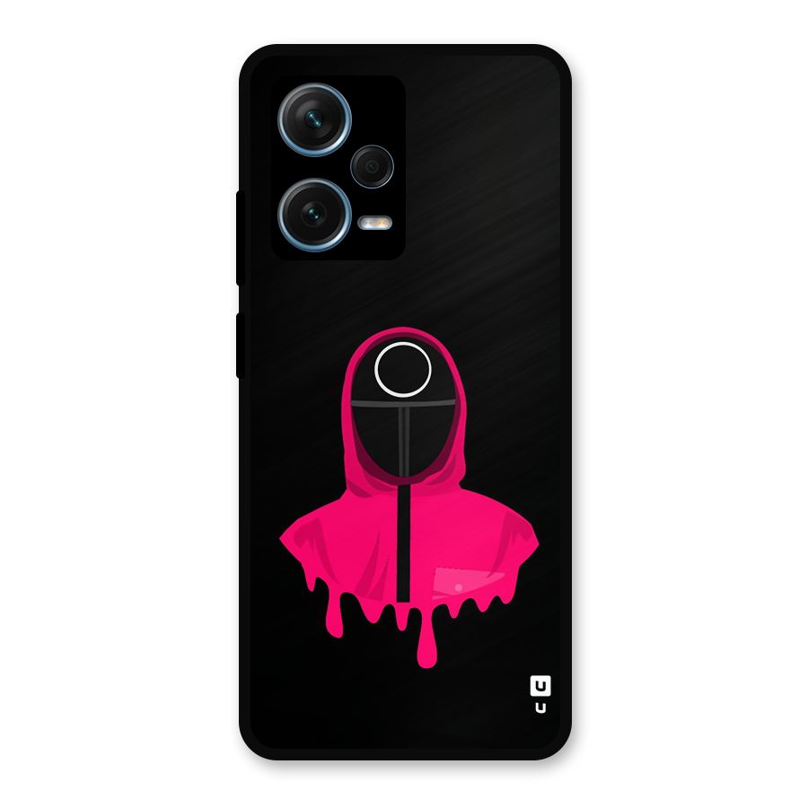 Squid Game Illustration Art Metal Back Case for Redmi Note 12 Pro Plus 5G