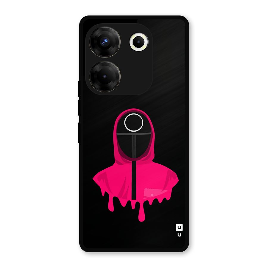 Squid Game Illustration Art Metal Back Case for Tecno Camon 20