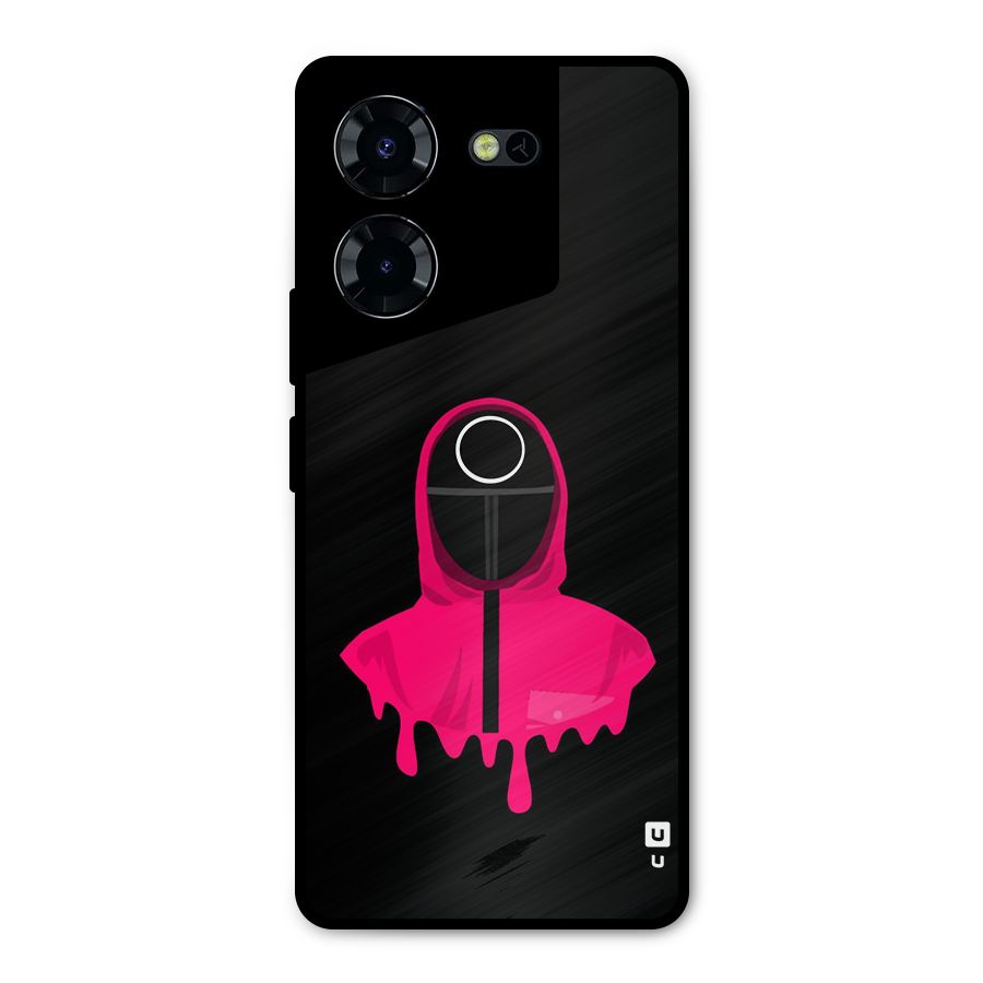 Squid Game Illustration Art Metal Back Case for Tecno Pova 5 Pro 5G