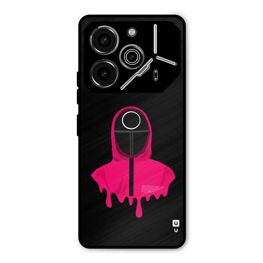 Squid Game Illustration Art Metal Back Case for Tecno Pova 6 Pro