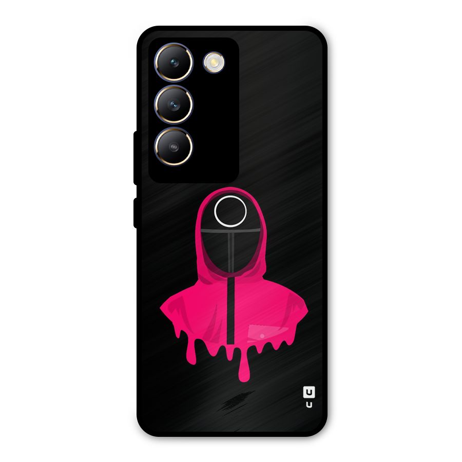 Squid Game Illustration Art Metal Back Case for Vivo T3 5G