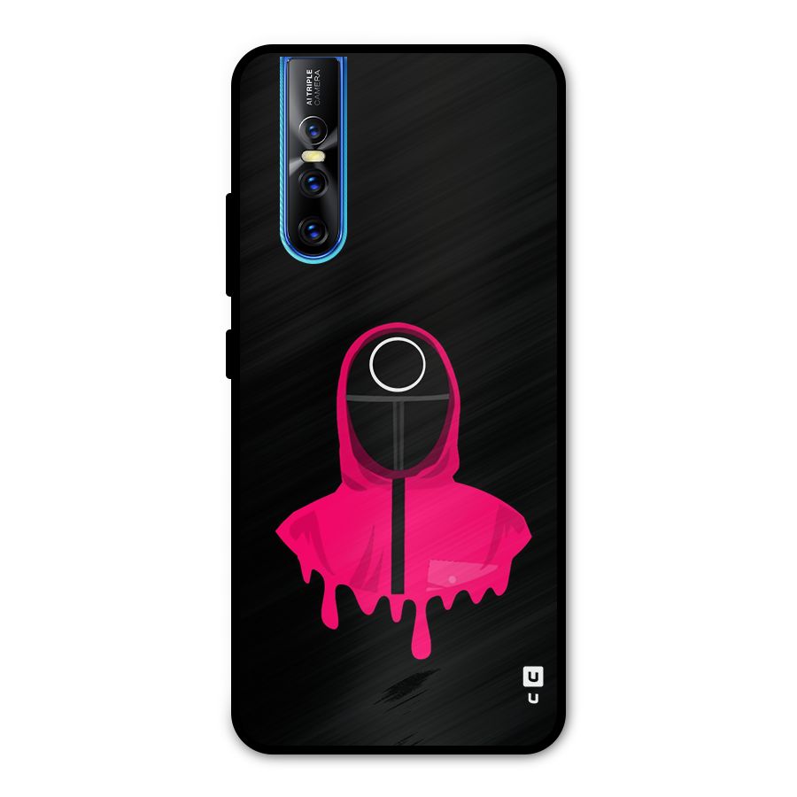 Squid Game Illustration Art Metal Back Case for Vivo V15 Pro