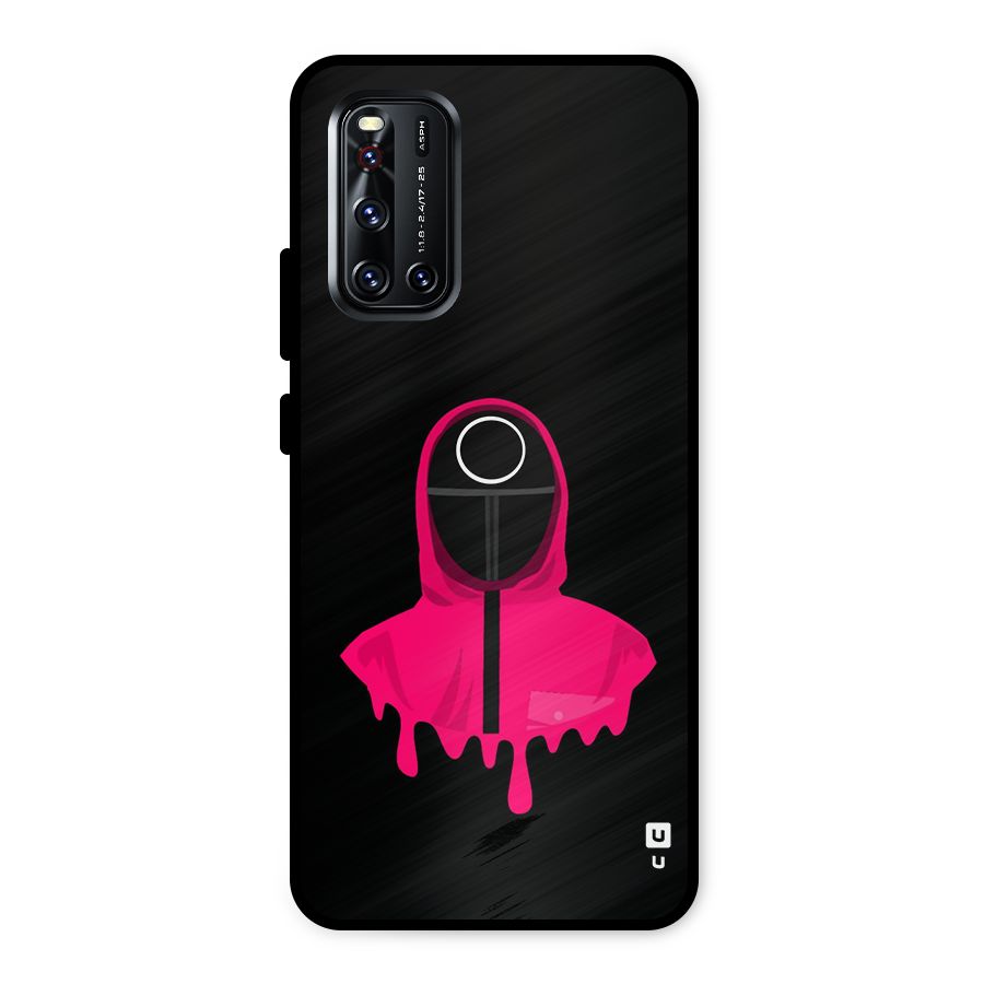 Squid Game Illustration Art Metal Back Case for Vivo V19