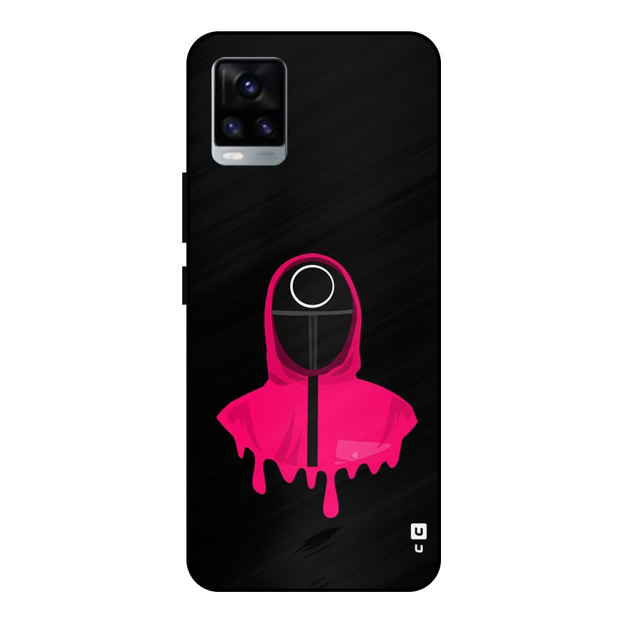 Squid Game Illustration Art Metal Back Case for Vivo V20 2021