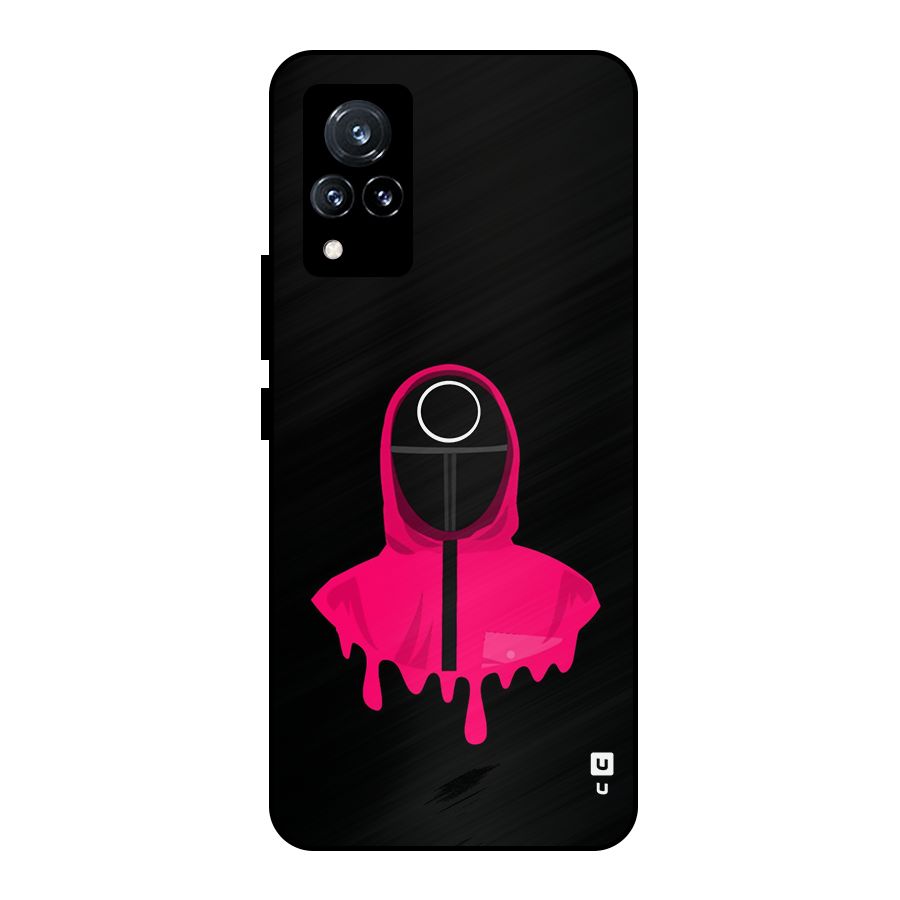 Squid Game Illustration Art Metal Back Case for Vivo V21 5G