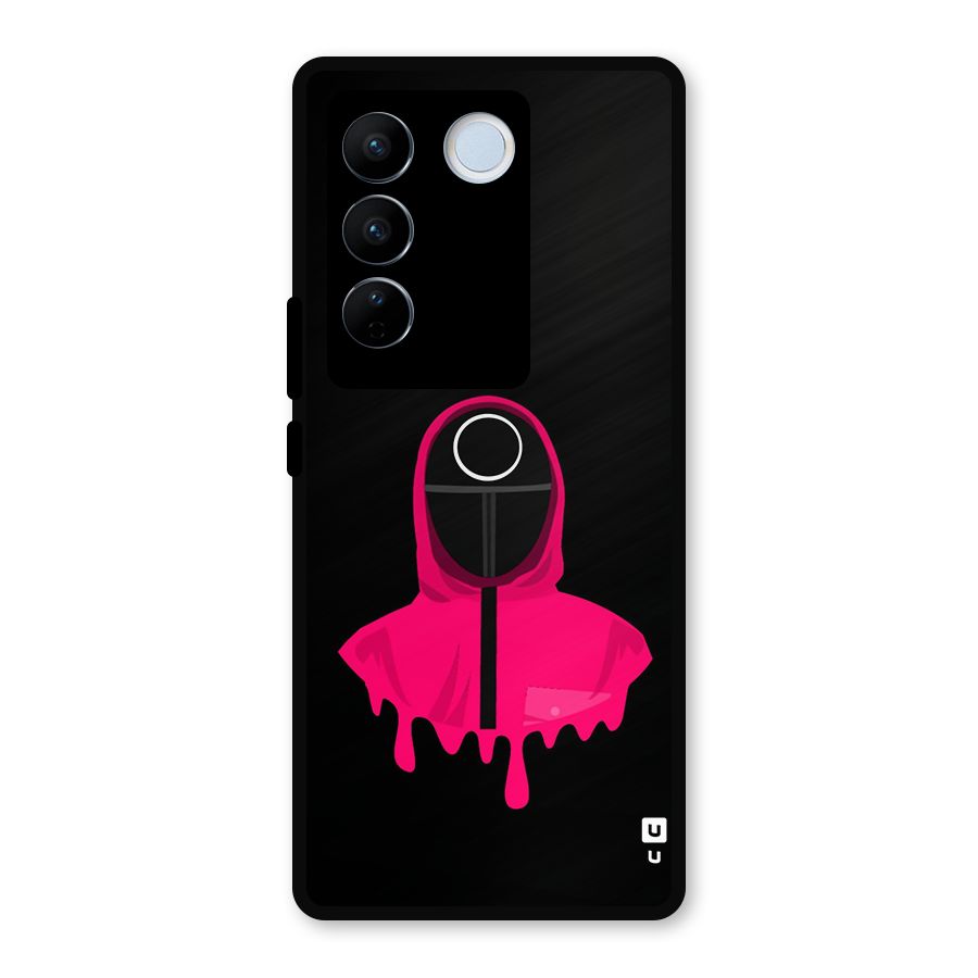 Squid Game Illustration Art Metal Back Case for Vivo V27