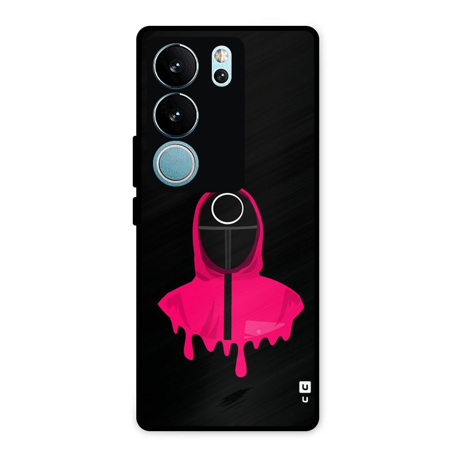 Squid Game Illustration Art Metal Back Case for Vivo V29