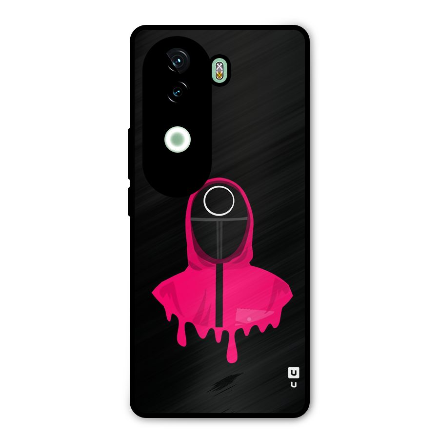 Squid Game Illustration Art Metal Back Case for Vivo V40e
