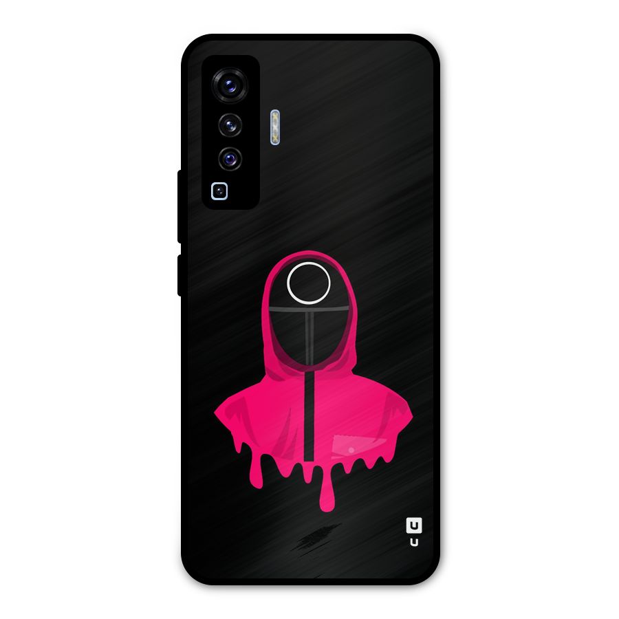 Squid Game Illustration Art Metal Back Case for Vivo X50