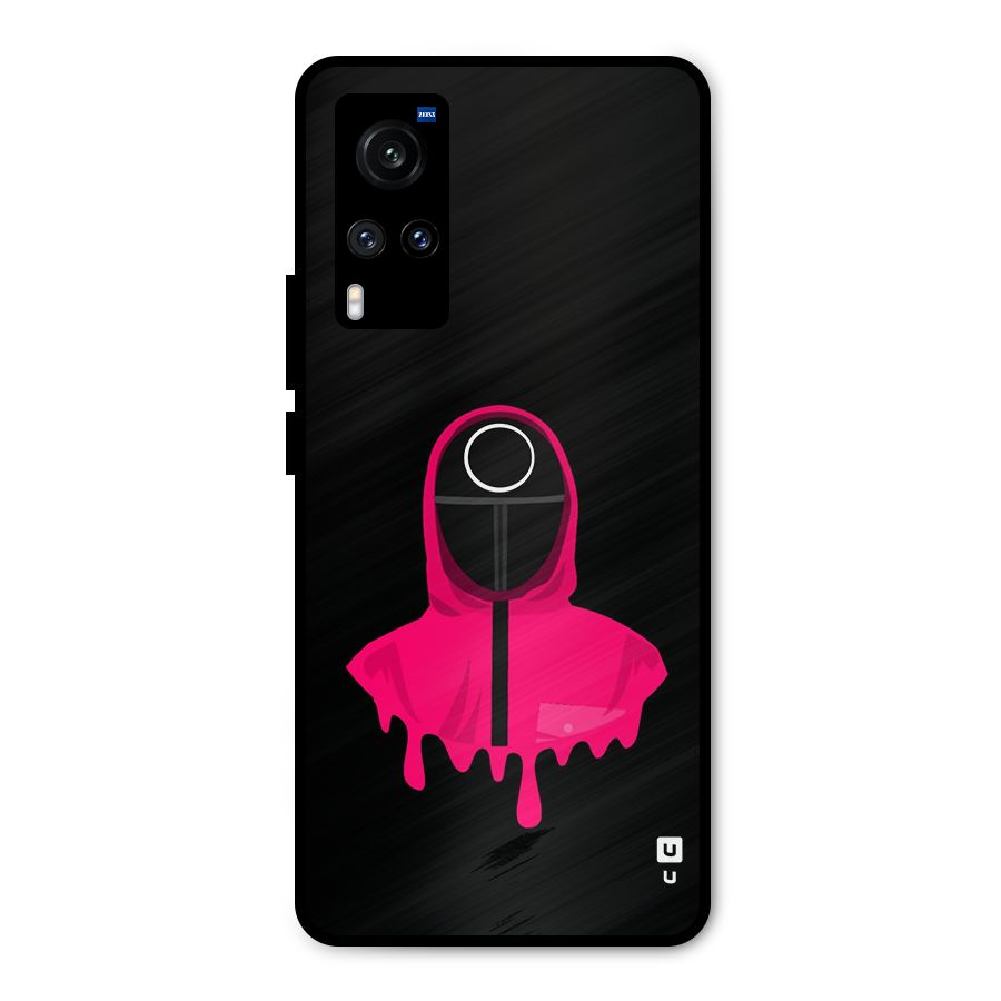 Squid Game Illustration Art Metal Back Case for Vivo X60