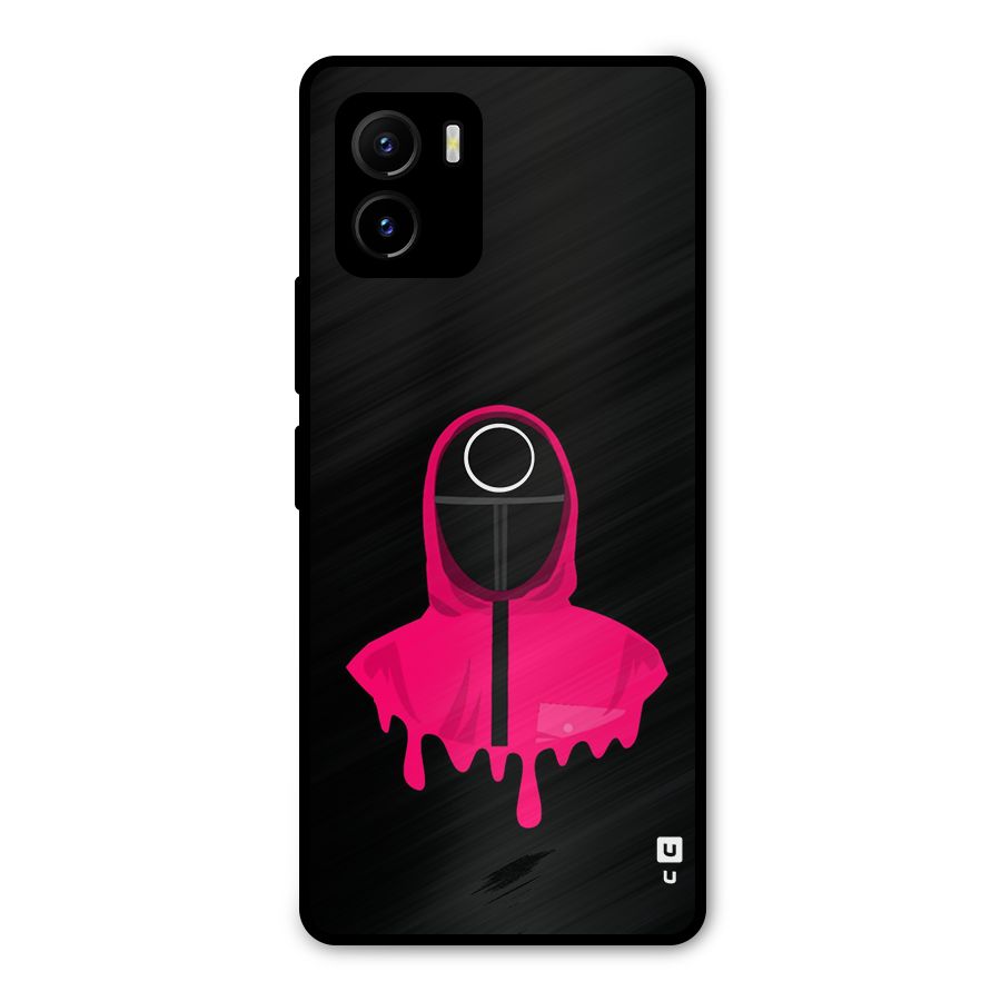 Squid Game Illustration Art Metal Back Case for Vivo Y15s