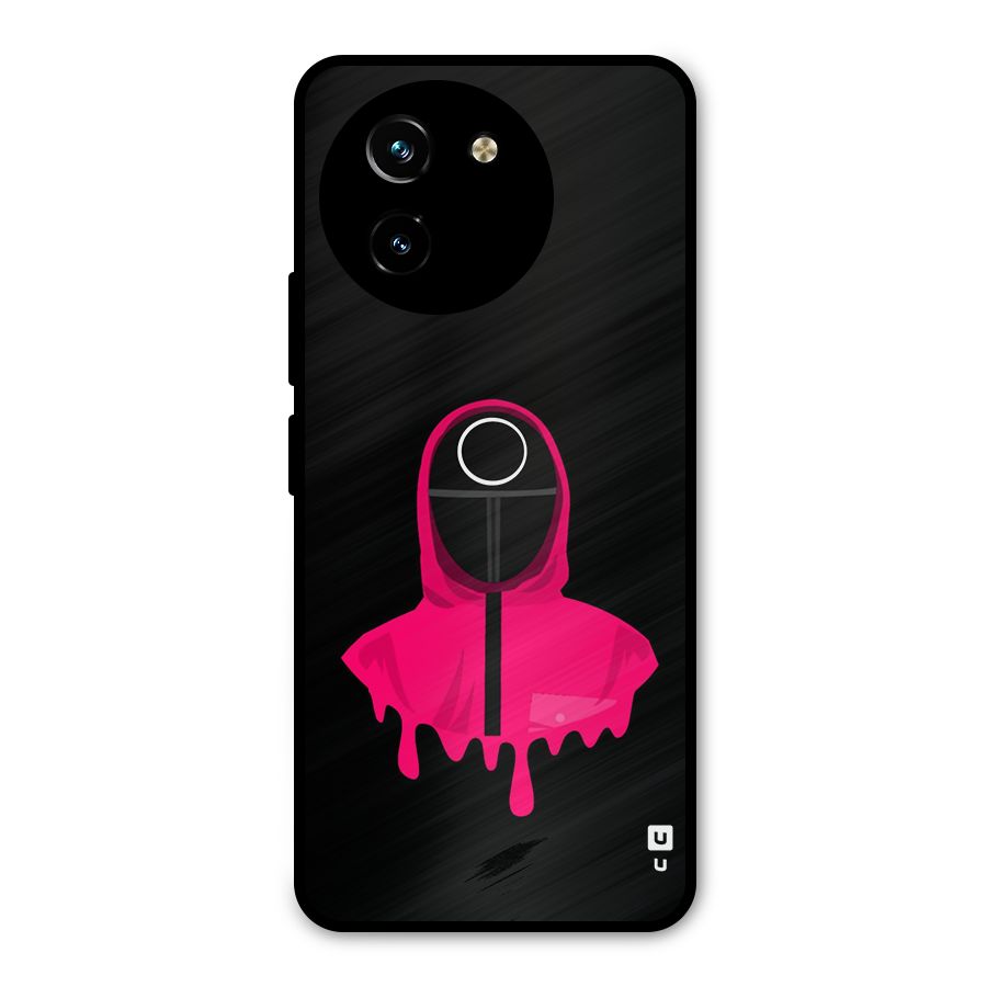 Squid Game Illustration Art Metal Back Case for Vivo Y200i