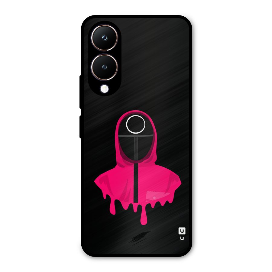 Squid Game Illustration Art Metal Back Case for Vivo Y28
