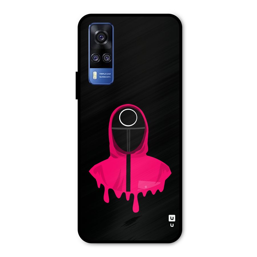 Squid Game Illustration Art Metal Back Case for Vivo Y31