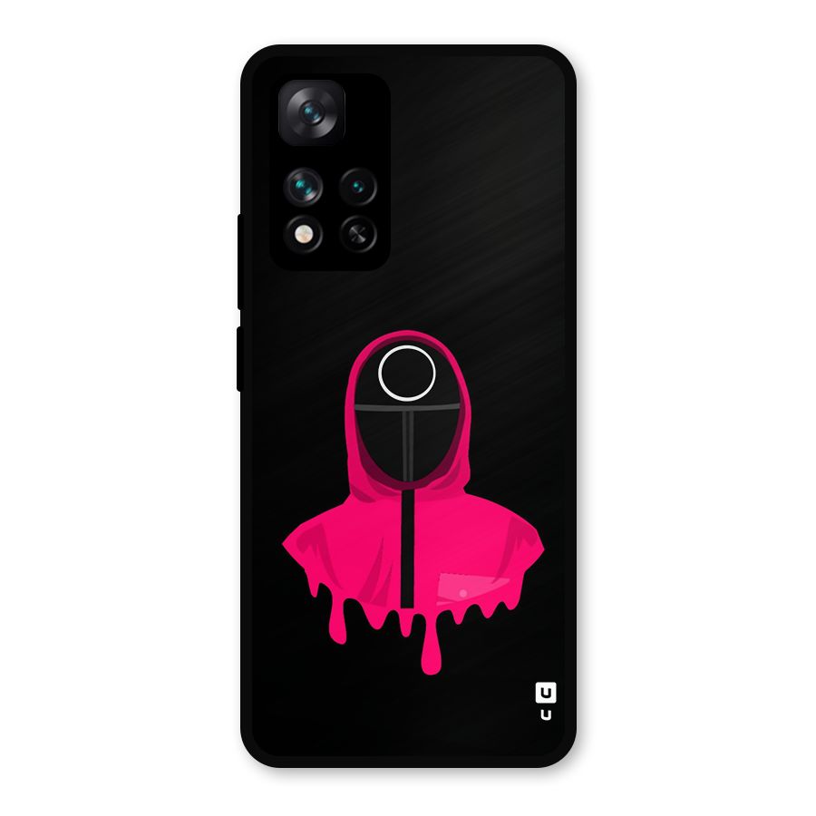 Squid Game Illustration Art Metal Back Case for Xiaomi 11i Hypercharge 5G