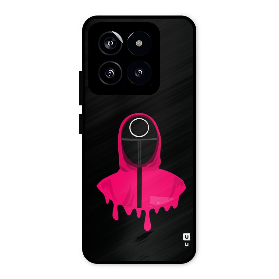 Squid Game Illustration Art Metal Back Case for Xiaomi 14