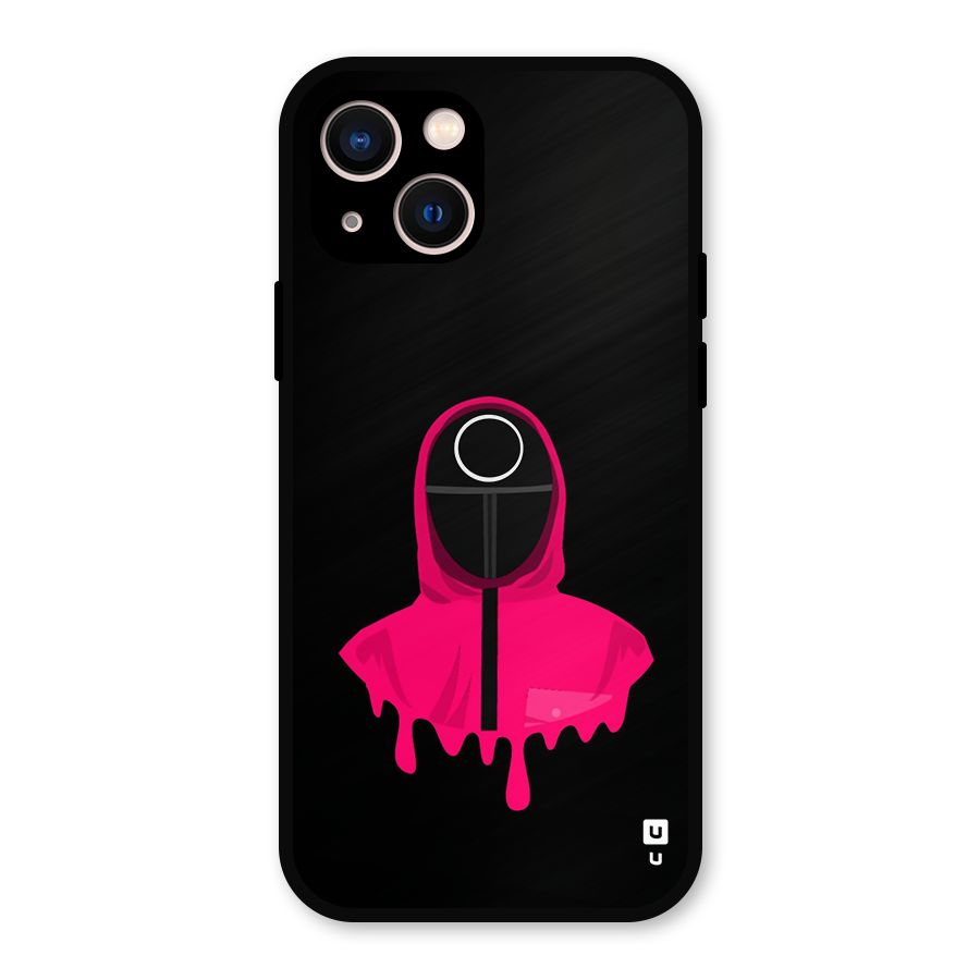 Squid Game Illustration Art Metal Back Case for iPhone 13