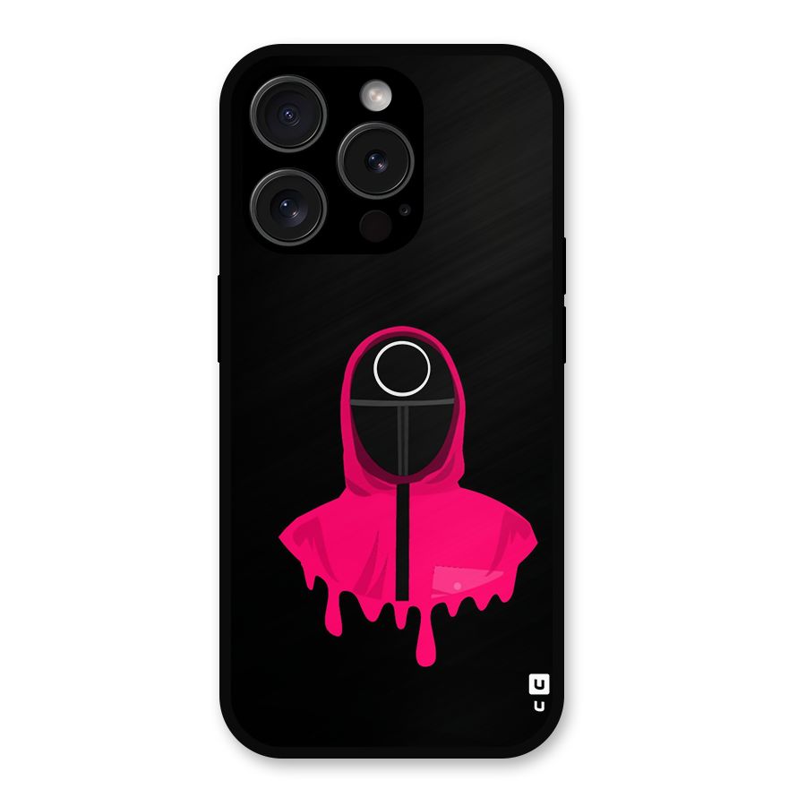 Squid Game Illustration Art Metal Back Case for iPhone 15 Pro