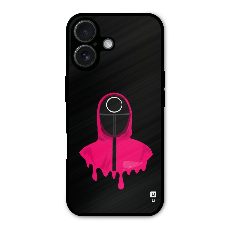 Squid Game Illustration Art Metal Back Case for iPhone 16