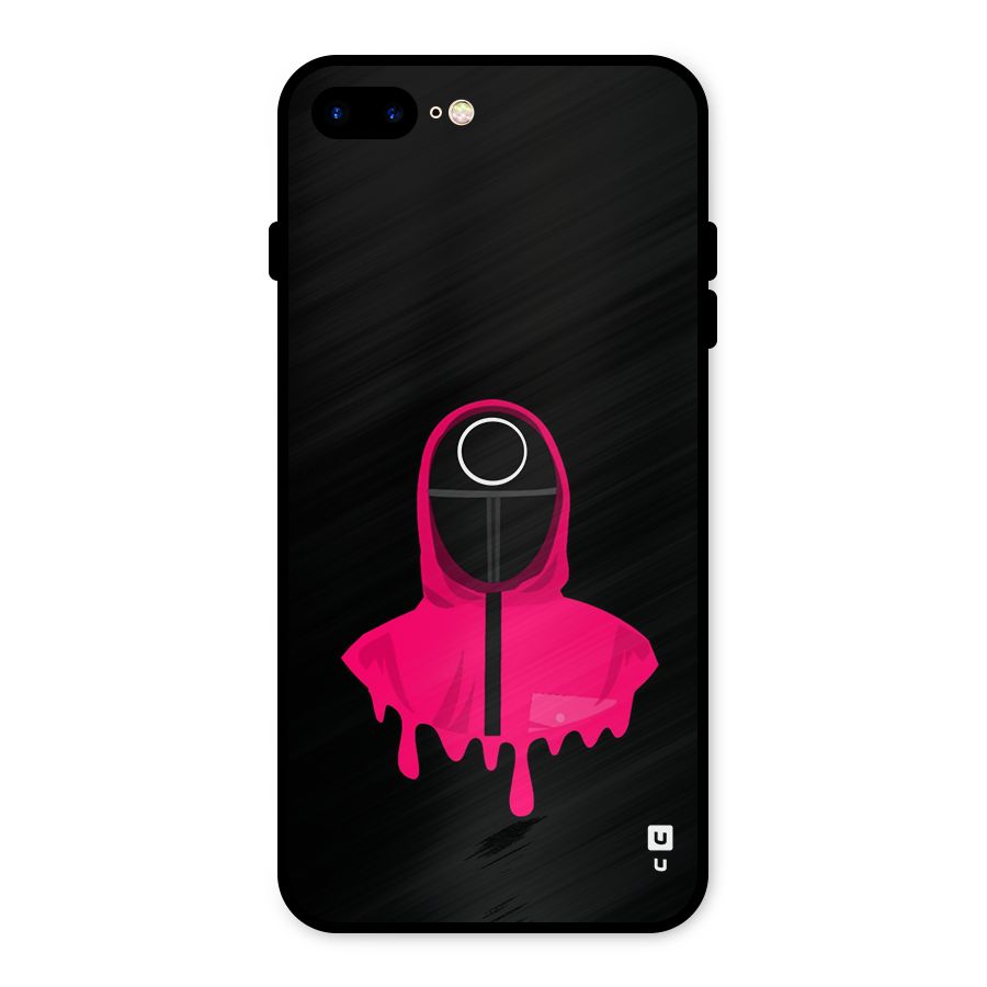 Squid Game Illustration Art Metal Back Case for iPhone 7 Plus