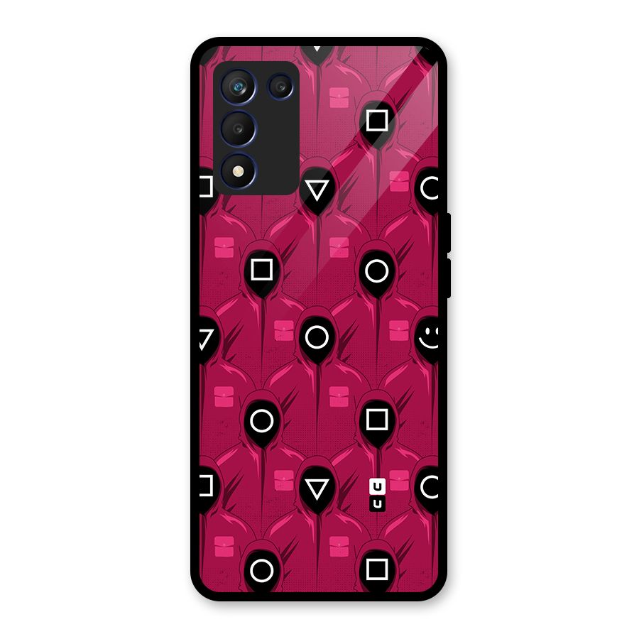 Squid Gamers Pattern Glass Back Case for Realme 9 5G Speed