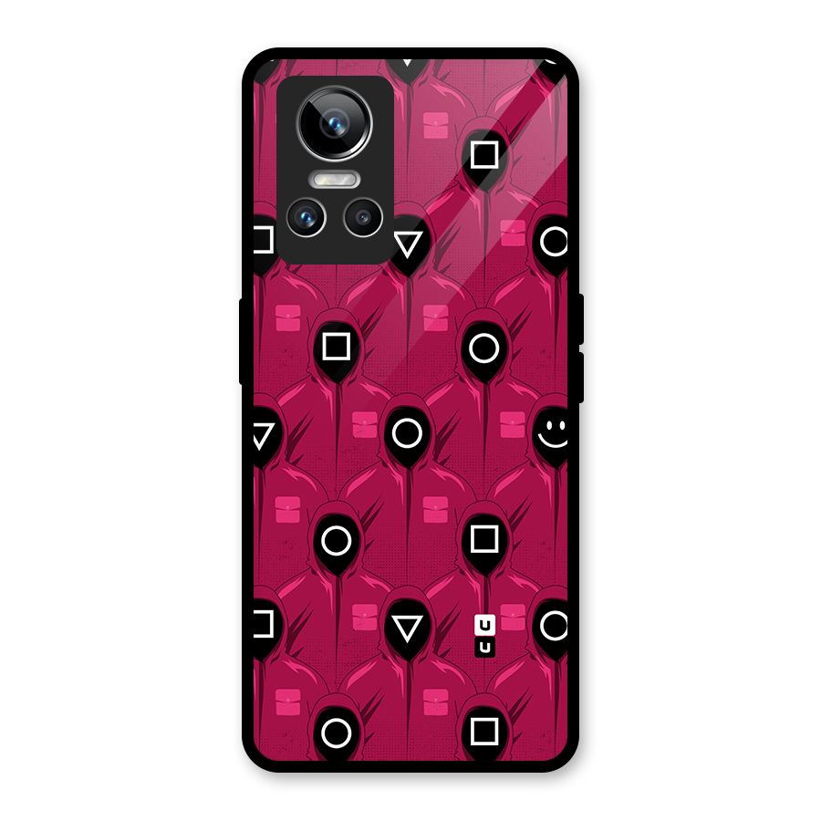 Squid Gamers Pattern Glass Back Case for Realme GT Neo 3
