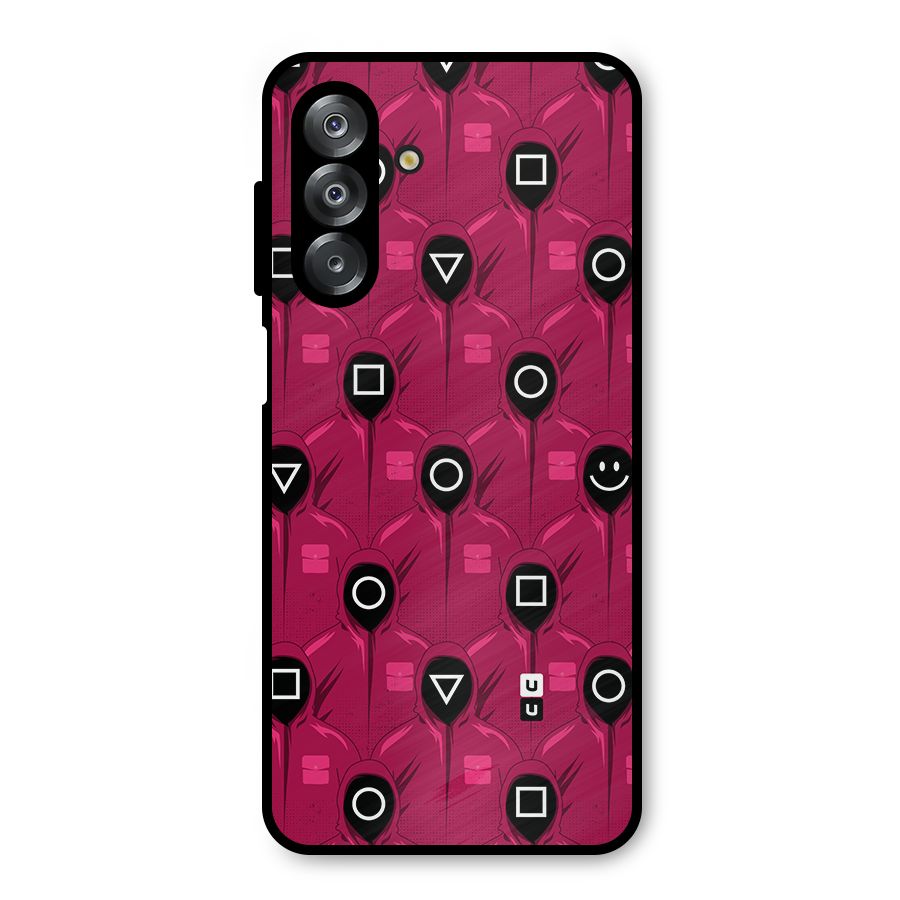 Squid Gamers Pattern Metal Back Case for Galaxy A26