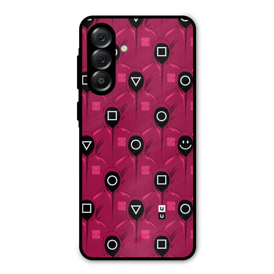 Squid Gamers Pattern Metal Back Case for Galaxy A56