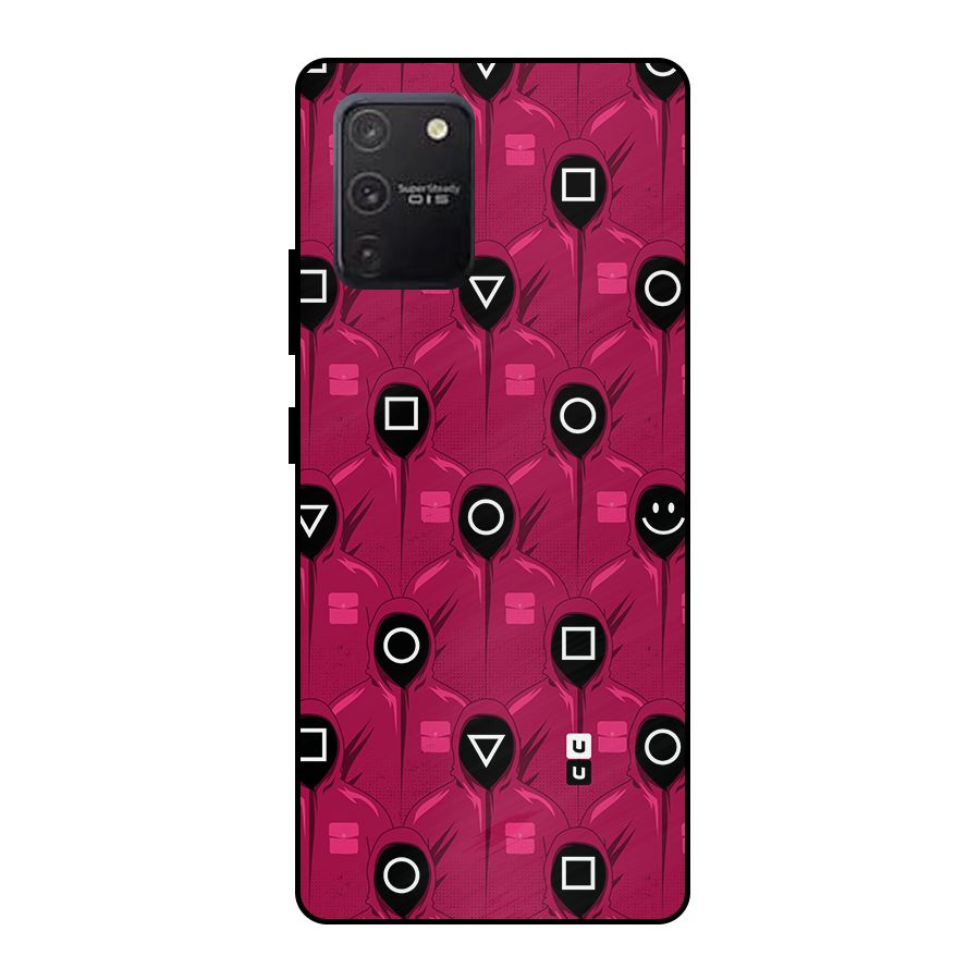 Squid Gamers Pattern Metal Back Case for Galaxy S10 Lite