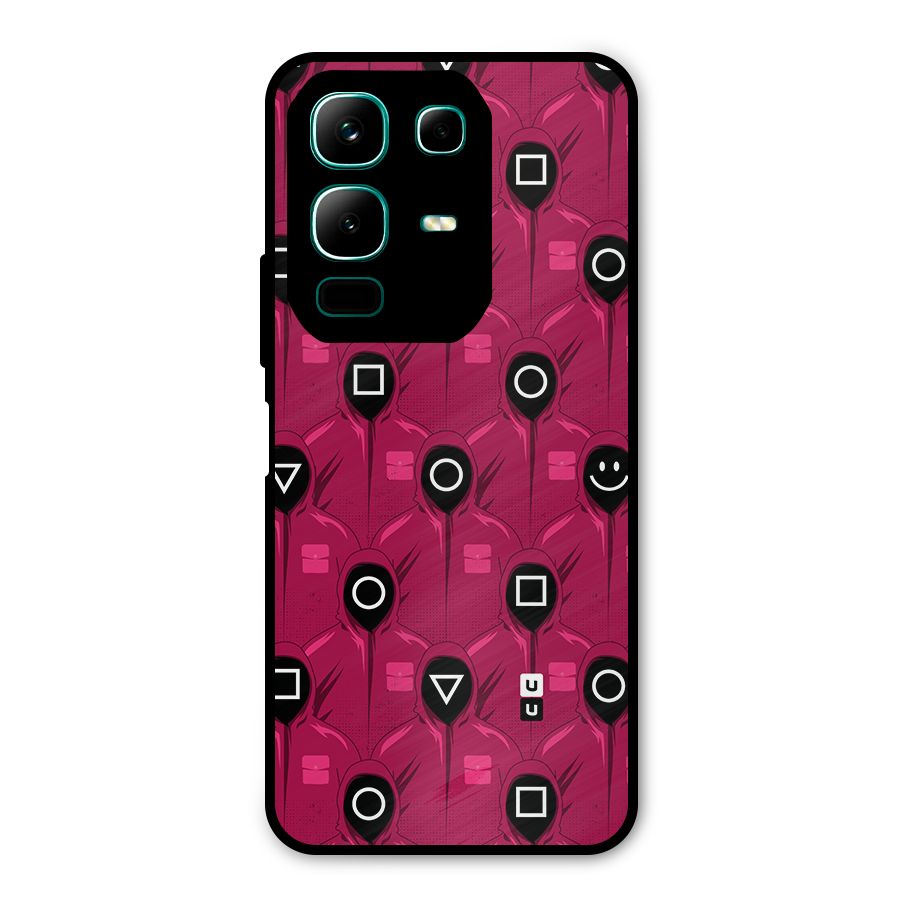 Squid Gamers Pattern Metal Back Case for Infinix Note 50x