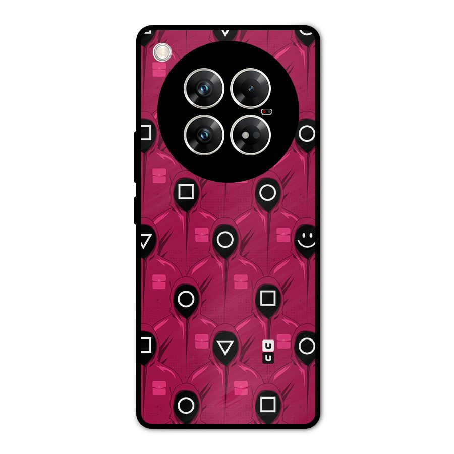 Squid Gamers Pattern Metal Back Case for Infinix Zero 40 5G
