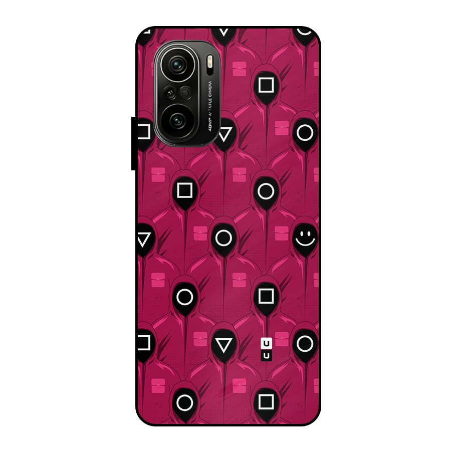 Squid Gamers Pattern Metal Back Case for Mi 11X Pro