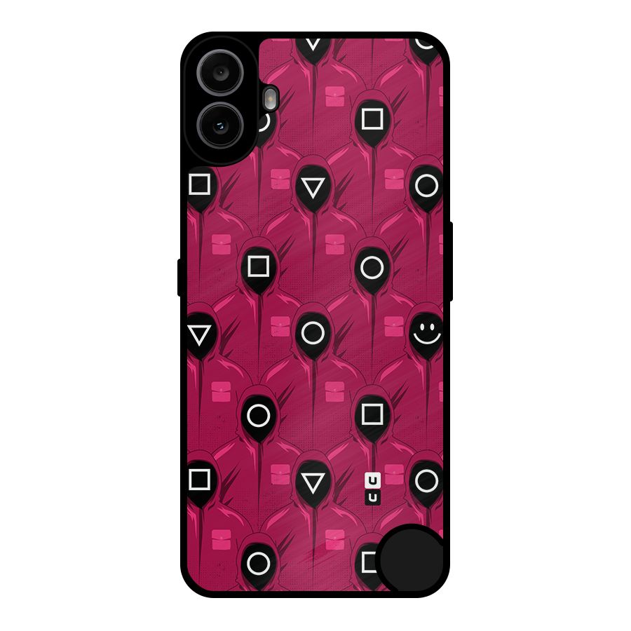 Squid Gamers Pattern Metal Back Case for Nothing CMF Phone 1