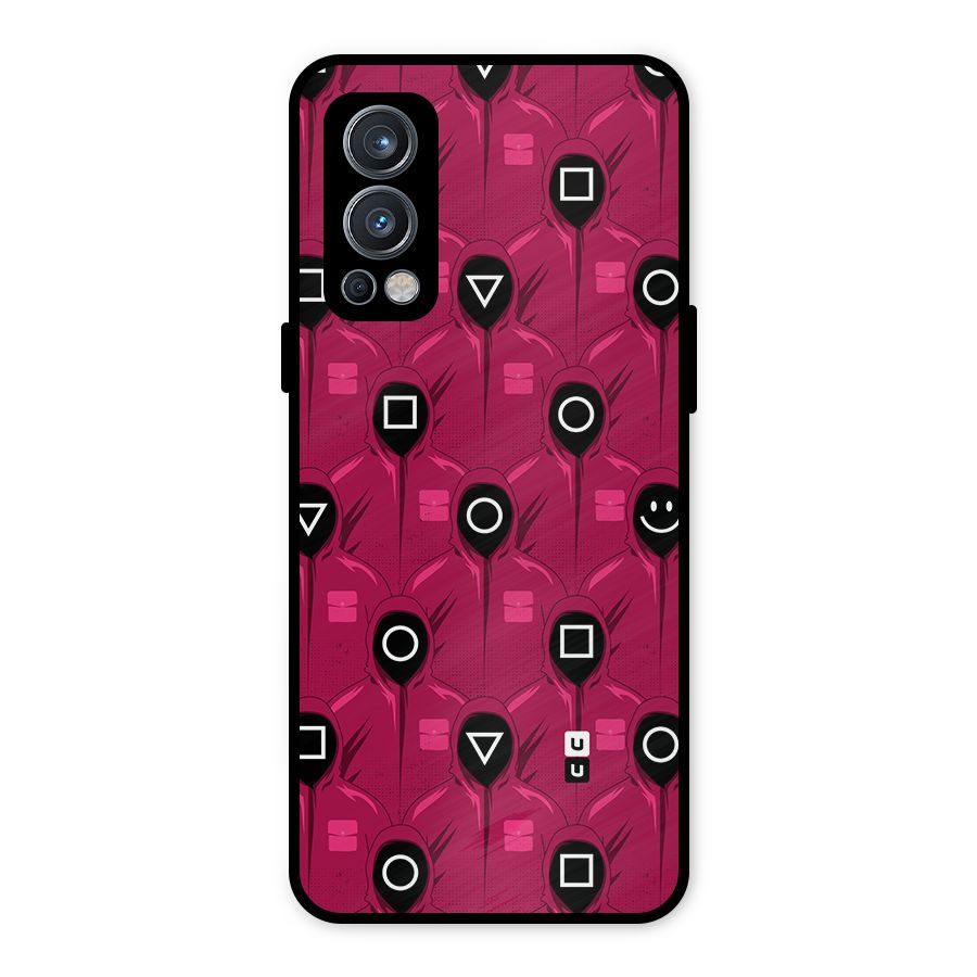 Squid Gamers Pattern Metal Back Case for OnePlus Nord 2 5G