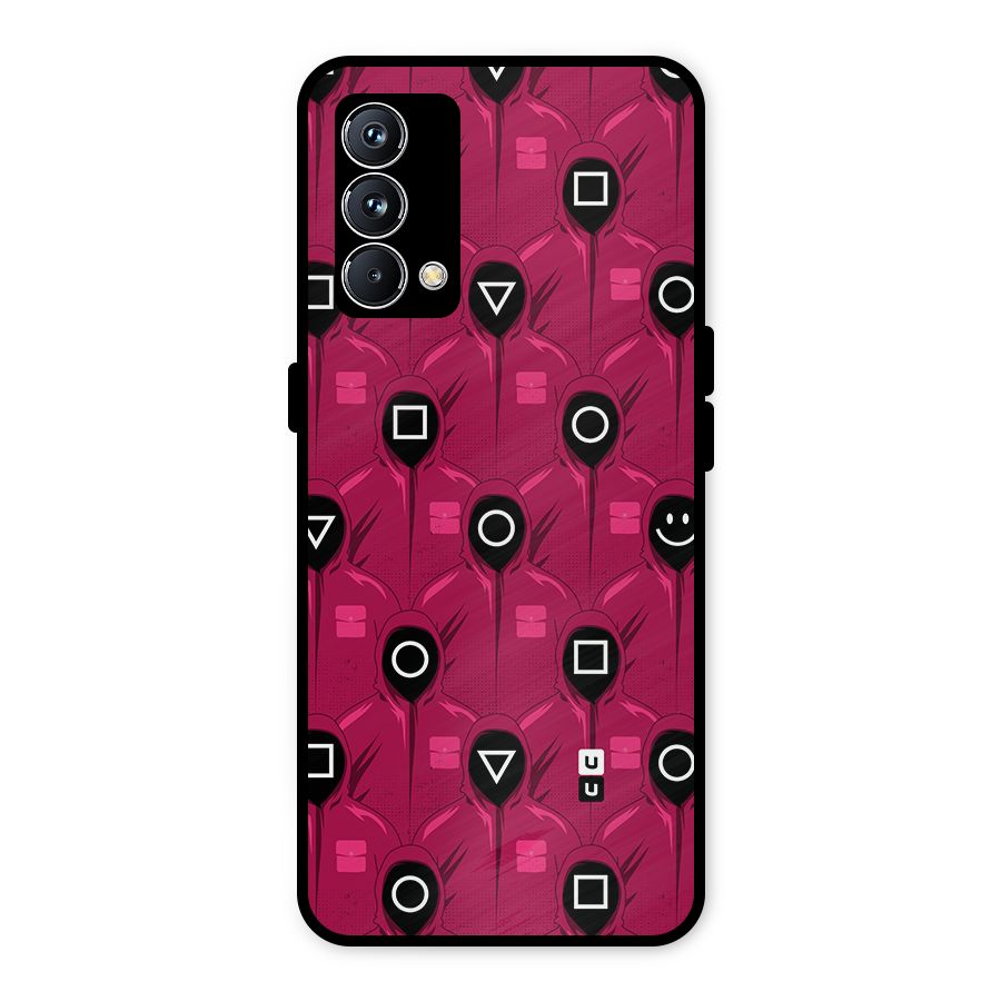 Squid Gamers Pattern Metal Back Case for Realme GT Master Edition