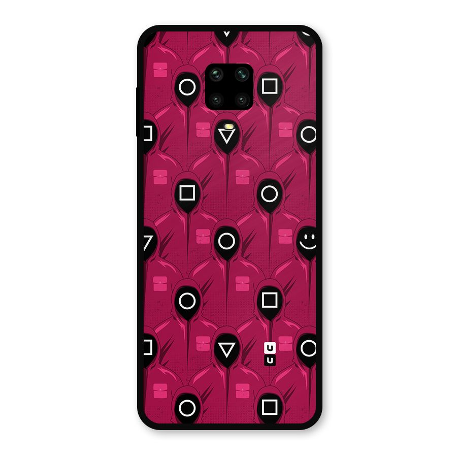 Squid Gamers Pattern Metal Back Case for Redmi Note 10 Lite