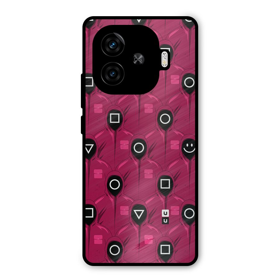 Squid Gamers Pattern Metal Back Case for iQOO Neo 10R