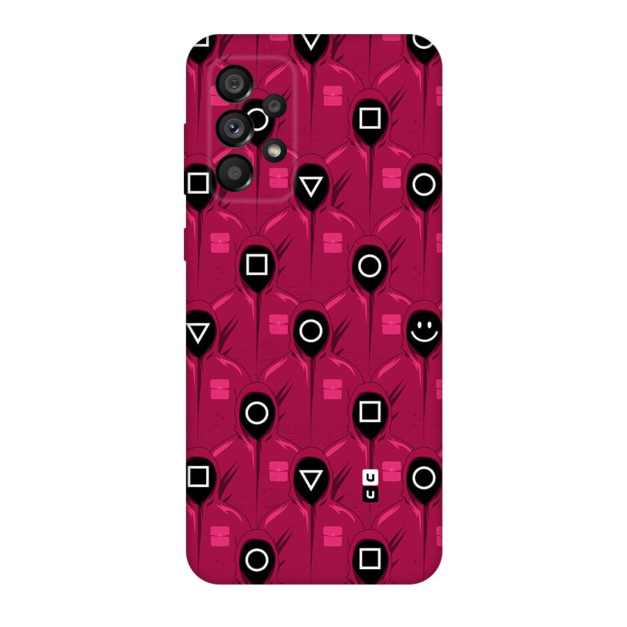 Squid Gamers Pattern Original Polycarbonate Back Case for Galaxy A73 5G