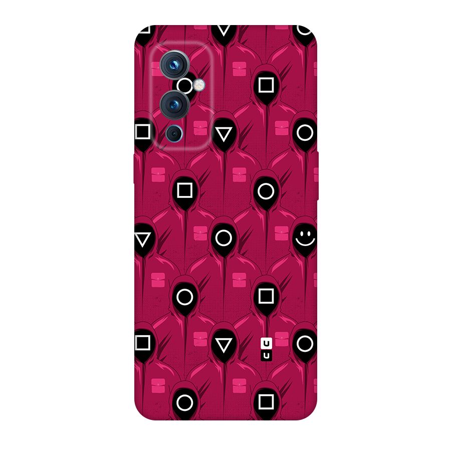 Squid Gamers Pattern Original Polycarbonate Back Case for OnePlus 9