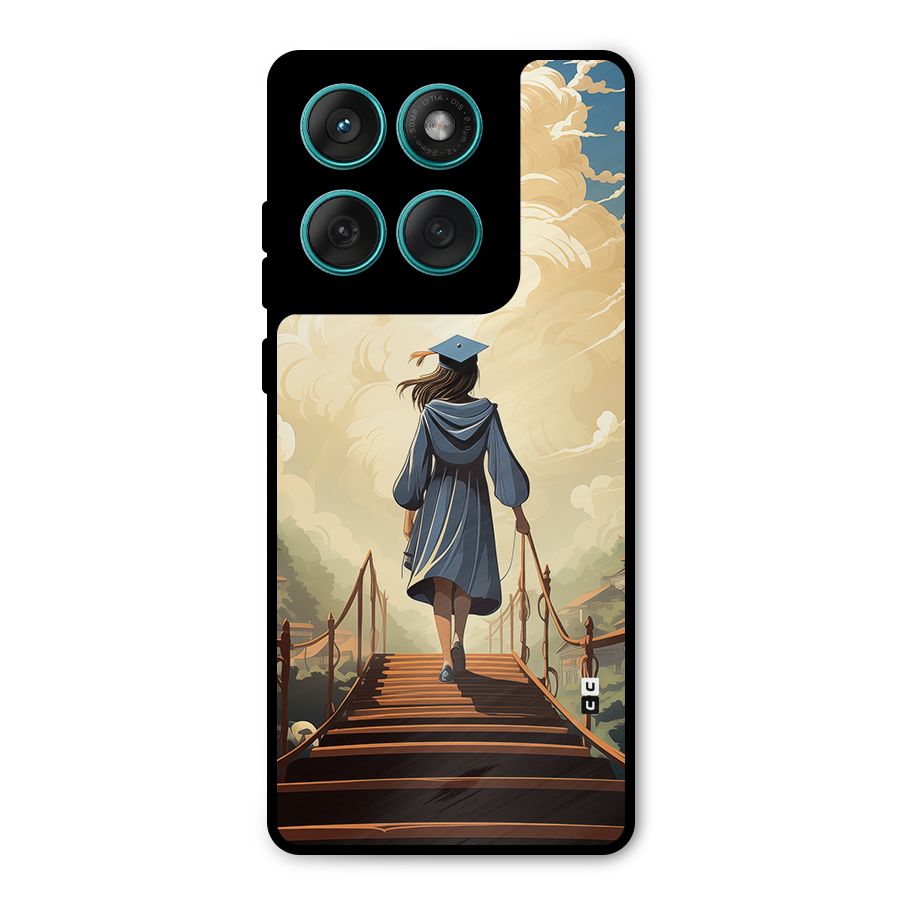 Stair Of Success Metal Back Case for Motorola Edge 60 Fusion