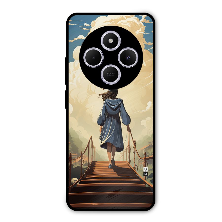 Stair Of Success Metal Back Case for Poco C75 5G