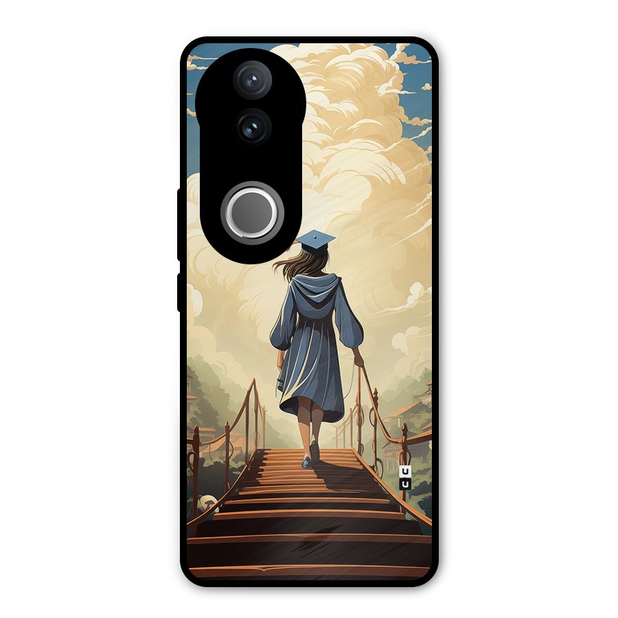Stair Of Success Metal Back Case for Vivo V50e