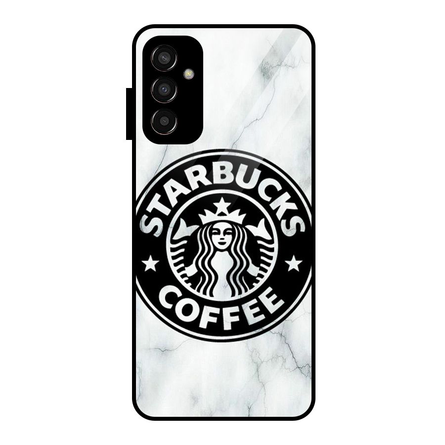 StarBuck Marble Glass Back Case for Galaxy F13