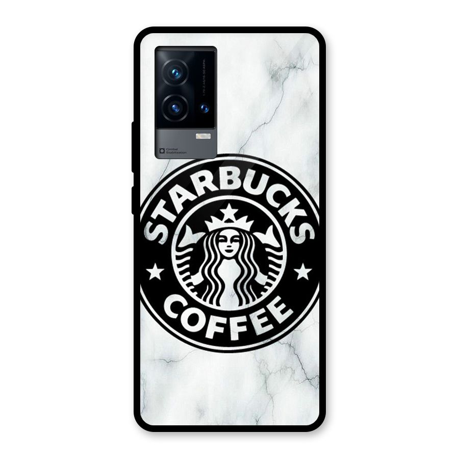 StarBuck Marble Glass Back Case for iQOO 9 5G