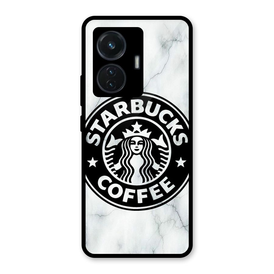 StarBuck Marble Glass Back Case for iQOO Z6 44W