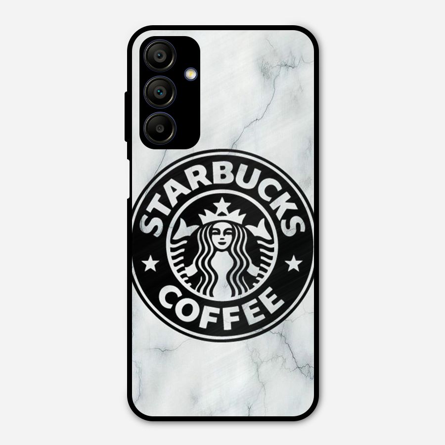 StarBuck Marble Metal Back Case for Galaxy A15 5G