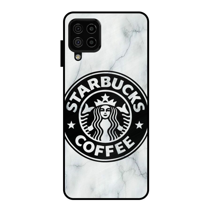 StarBuck Marble Metal Back Case for Galaxy A22 4G