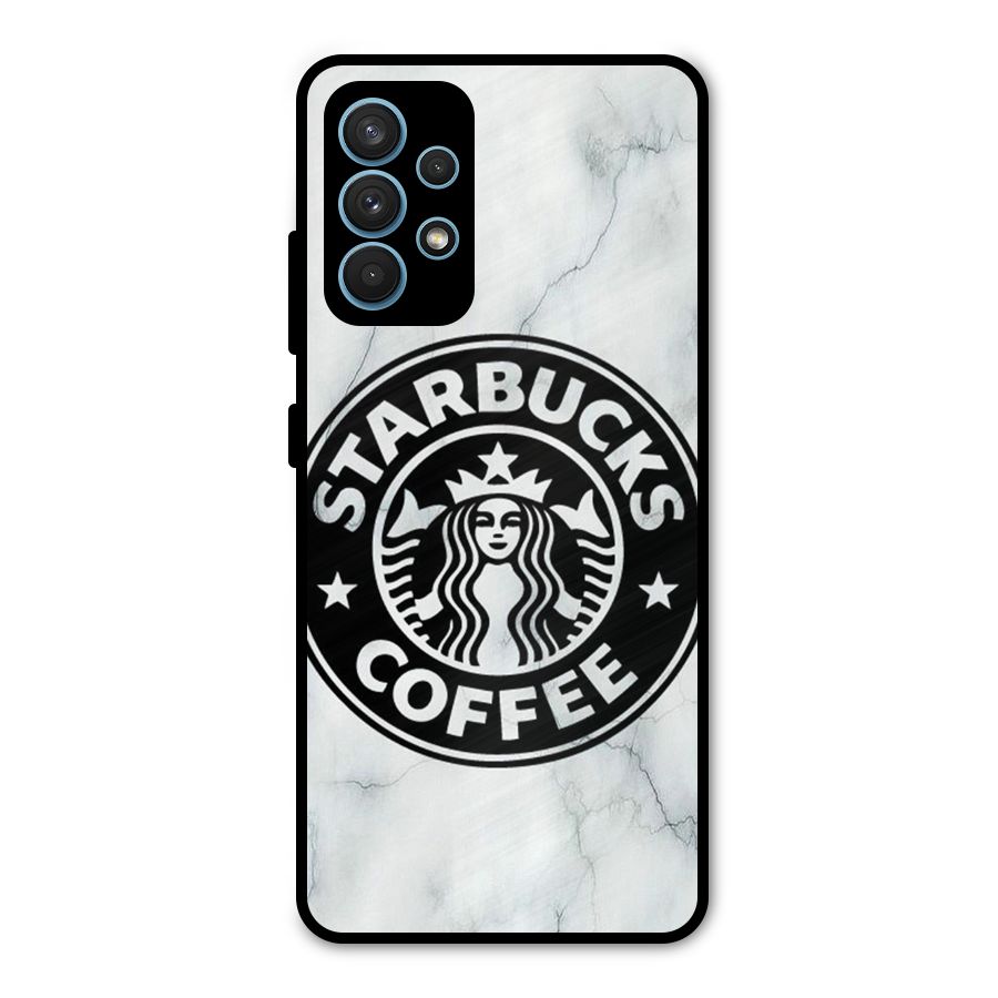 StarBuck Marble Metal Back Case for Galaxy A32