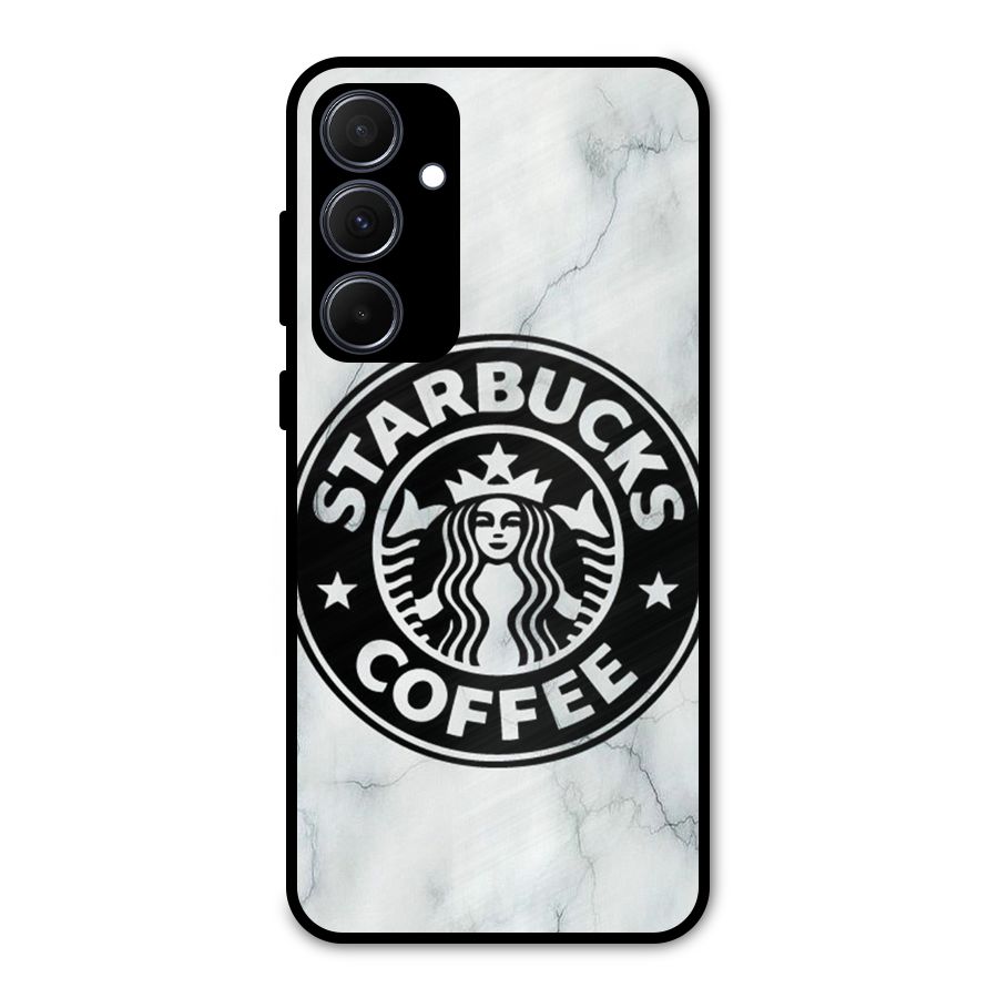 StarBuck Marble Metal Back Case for Galaxy A35