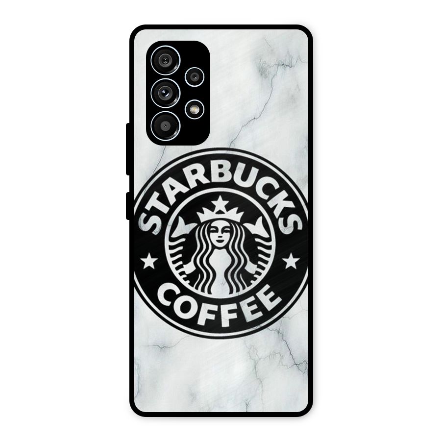 StarBuck Marble Metal Back Case for Galaxy A53 5G